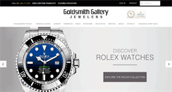 Desktop Screenshot of goldsmithgalleryjewelers.com