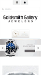 Mobile Screenshot of goldsmithgalleryjewelers.com