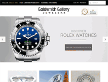 Tablet Screenshot of goldsmithgalleryjewelers.com